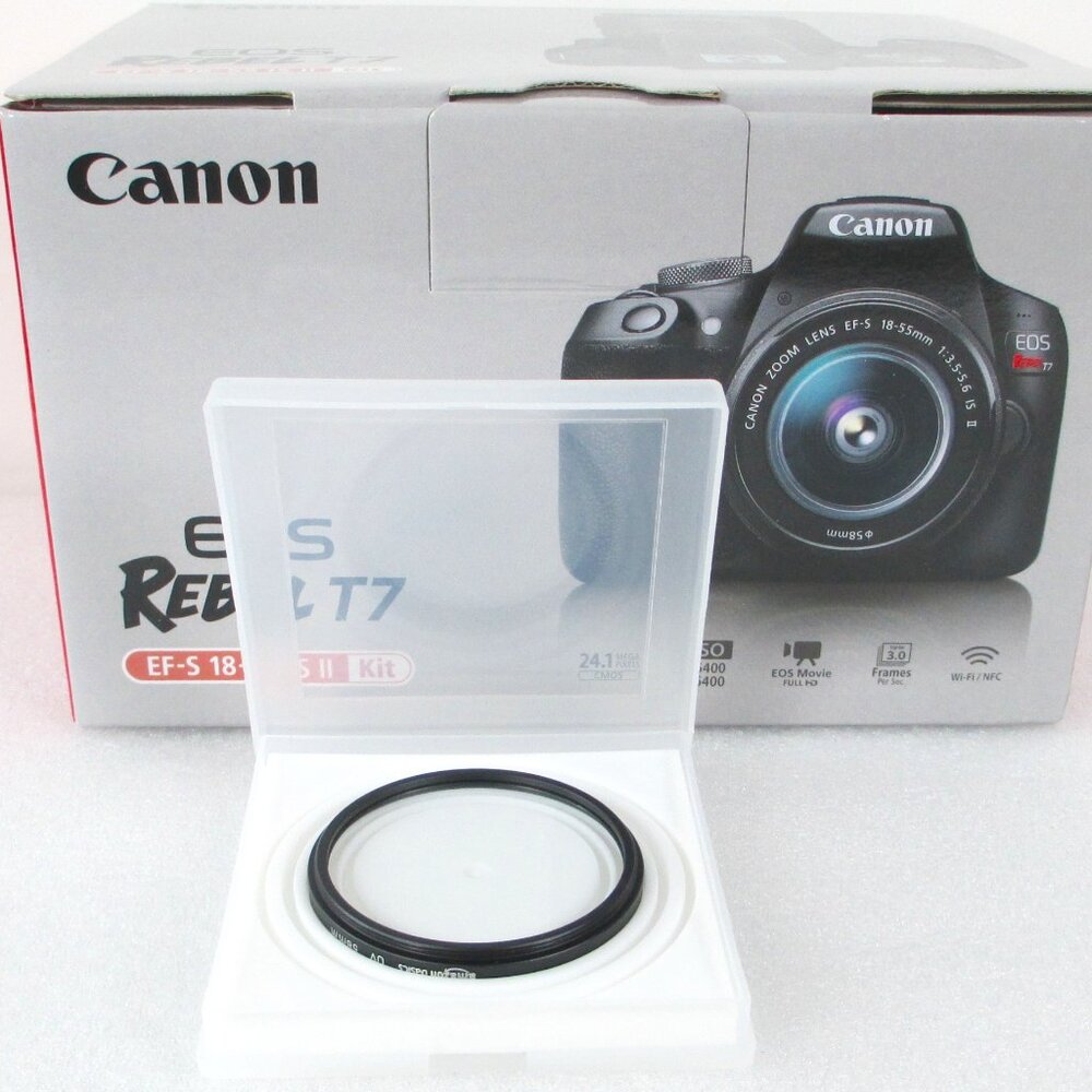 AMAZON BASICS 58MM UV LENS FILTERS CAPS